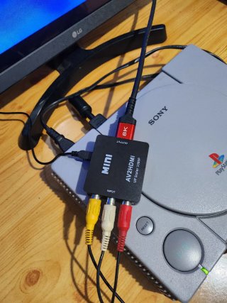 Adaptador AV RCA a HDMI y Wii a HDMI