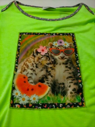 Pijama Massana Mujer Talla M Gatos