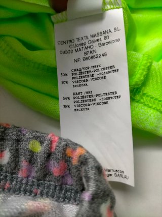 Pijama Massana Mujer Talla M Gatos