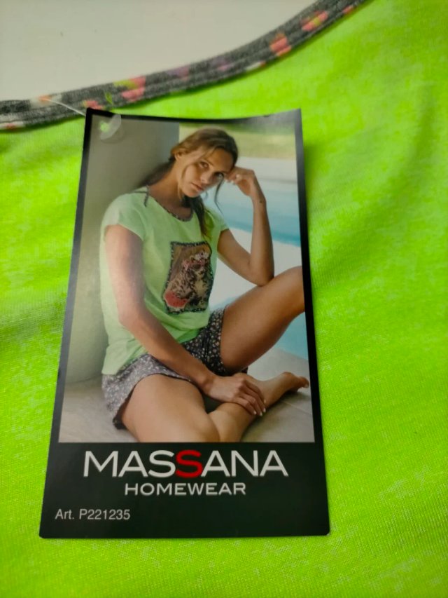 Pijama Massana Mujer Talla M Gatos