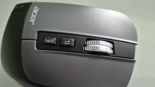 Rato Acer OMR225 Ergonómico Preto/Cinza
