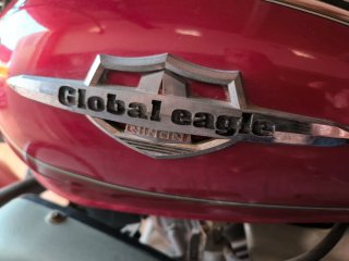 Moto Custom Qingqi 125 CC Roja.