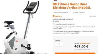 Bicicleta Estática Profesional BH Nexor