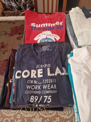 Lote 24 camisetas y Polos XXL por 12 euros