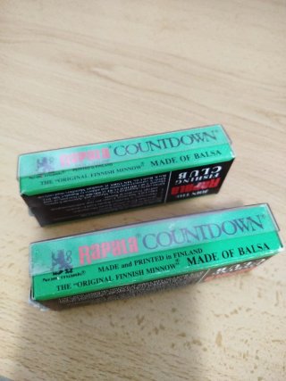 2x Señuelos Rapala Countdown