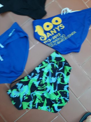 Lote 5 slips natación chico Talla L