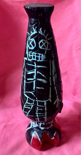 Busto Neo-Basquiat Ébano