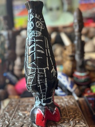 Busto Neo-Basquiat Ébano