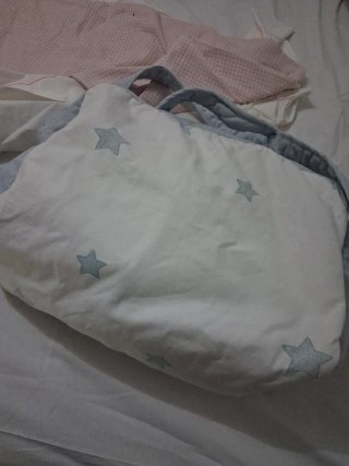 Bolso viaje bebé azul estrellas