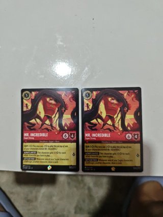 Mr. Incredible Legendario 2 Cartas
