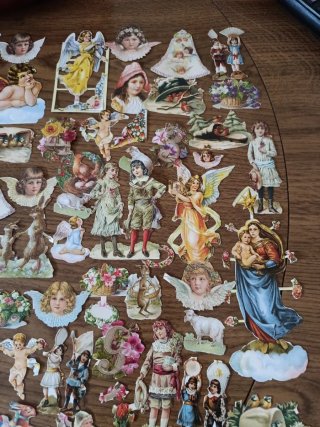 Lote cromos troquelados alemanes vintage