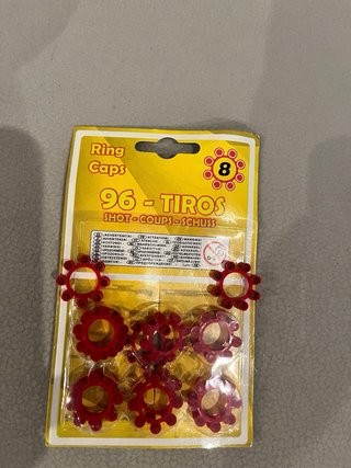 Pistola de juguete con 96 tiros + 16 extras