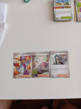 Pack 3 Cartas Pokémon Cinio y Cayena
