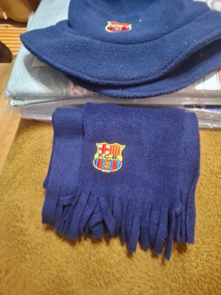 Gorro y Bufanda FC Barcelona Azul