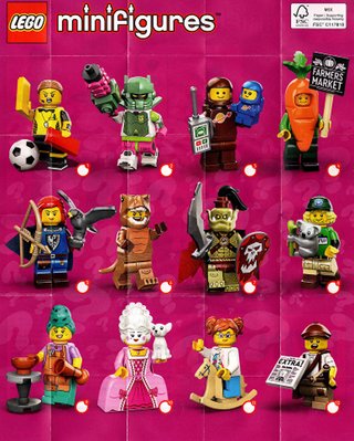 Lego Brown Astronaut Spacebaby Space Series 24 #3