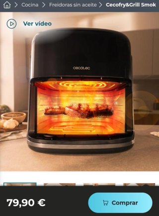 ✅️ Cecofry&Grill Smokin'Prime 8500 Freidora
