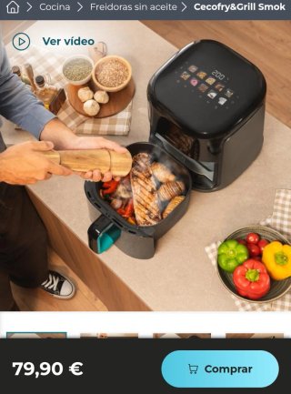 ✅️ Cecofry&Grill Smokin'Prime 8500 Freidora
