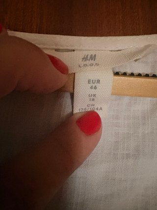 Camisa blanca mujer manga 3/4