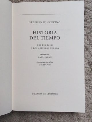 La historia del tiempo de Stephen Hawking