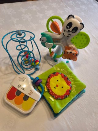 Lote Juguetes Bebé: Piano, Libro y Más