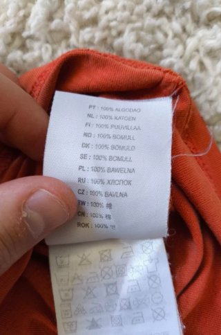 Camiseta Carhartt Talla M Naranja