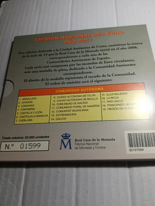 Cartera Autonómica Ceuta 2011