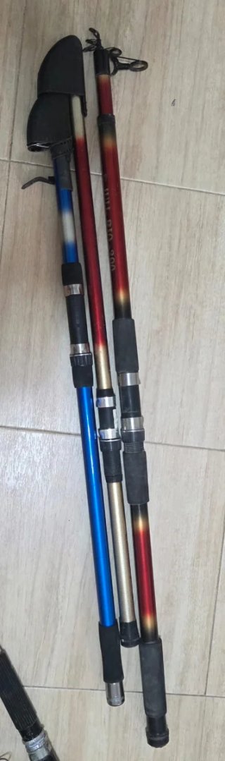Cañas de pescar (3 unidades)