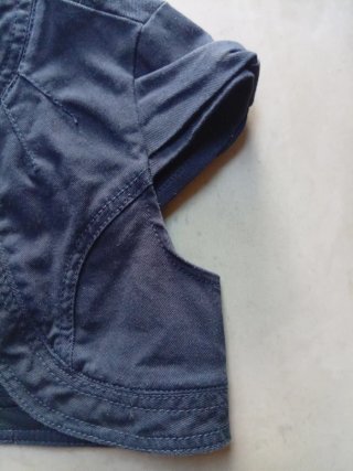 Torera azul marino Stradivarius Talla S