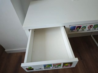 Escritorio IKEA MICKE Blanco 105x50 cm