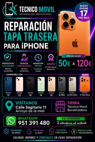 ¿Se te ha roto la tapa trasera de tu iPhone