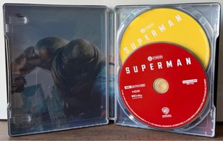 Superman Steelbook 4K y Blu-ray