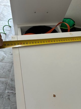 Cajonera blanca dormitorio/trastero