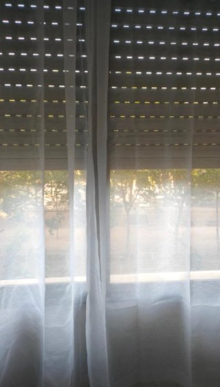 Cortinas Translucida EMEMA Poliéster 215x140 blanc