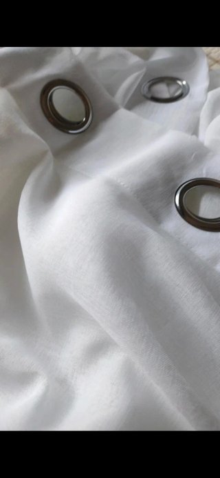 Cortinas Translucida EMEMA Poliéster 215x140 blanc