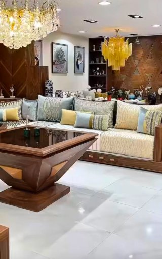 Sofá modular moderno cono sin mesa de centro
