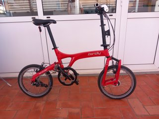 Bicicleta Plegable Birdy Roja