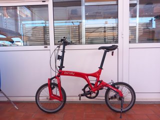 Bicicleta Plegable Birdy Roja