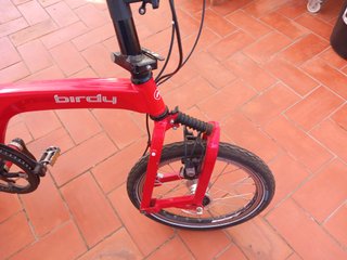 Bicicleta Plegable Birdy Roja