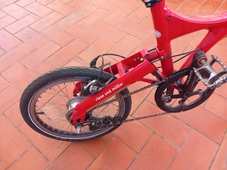 Bicicleta Plegable Birdy Roja