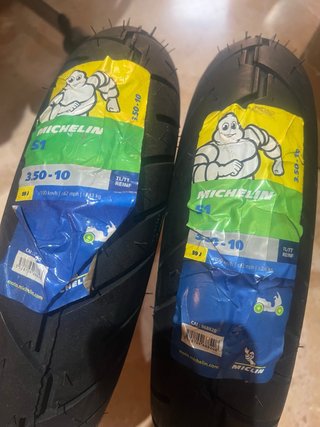 Juego Michelin S1 Vespa 3.50x10”