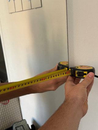Espejo largo de pared