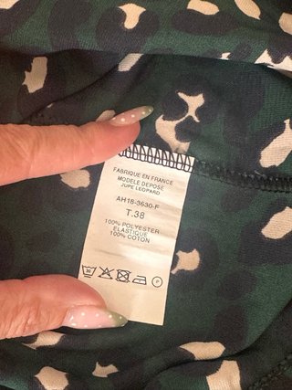 Falda Camille de Paris estampado leopardo