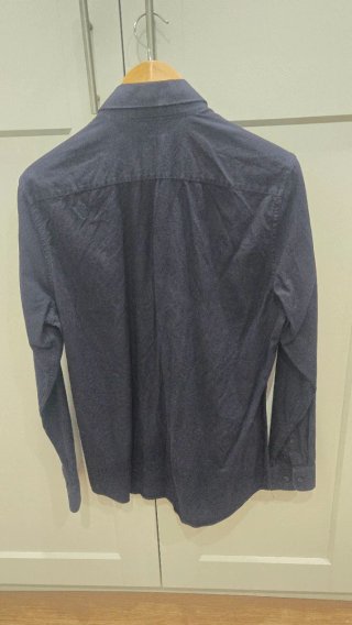 Camisa H&M Algodón Premium Azul Talla M