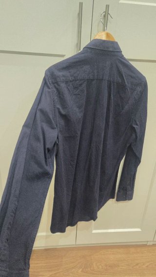 Camisa H&M Algodón Premium Azul Talla M