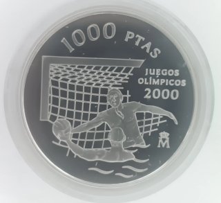 Moneda 1000 Pesetas, Juegos Olímpicos Sidney 2000.