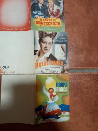 Programa de mano cine antiguo doble