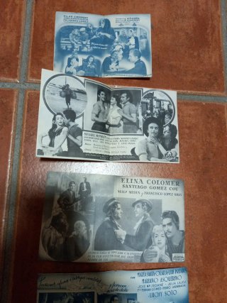 Programa de mano cine antiguo doble
