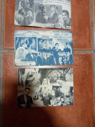 Programa de mano cine antiguo doble