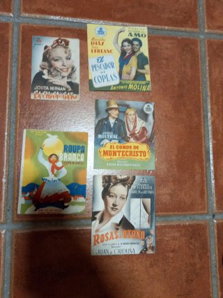 Programa de mano cine antiguo doble