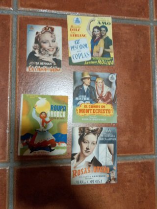 Programa de mano cine antiguo doble